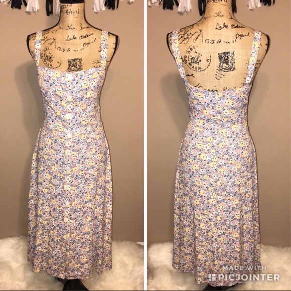 SOLD Reformation Persimmon Dress in Delores - Picture 6 of 7